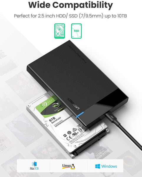 Ugreen Usb C 2.5 Inch Hard Drive Box 50743 External Hard Disk Drives