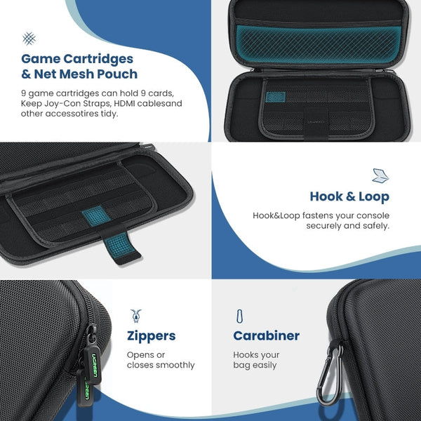 Ugreen 50974 Portable Case For Nintendo Switch Bags Skins & Travel Cases