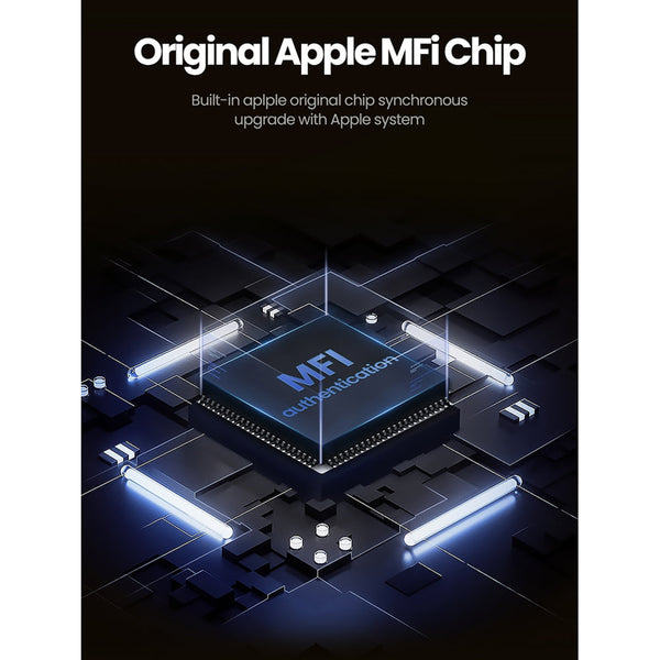 Ugreen 60163 Usb A To 8 Pin Iphone Charging Cable 2M Silver Cables & Adapters