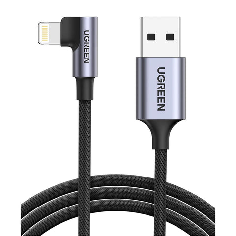 Ugreen 60521 Usb A To 8 Pin 90 Degree Angel Cable 1M Cables & Adapters
