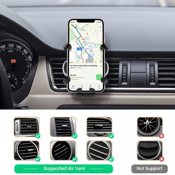 Ugreen Gravity Phone Holder For Car (80539) Mounts & Holders
