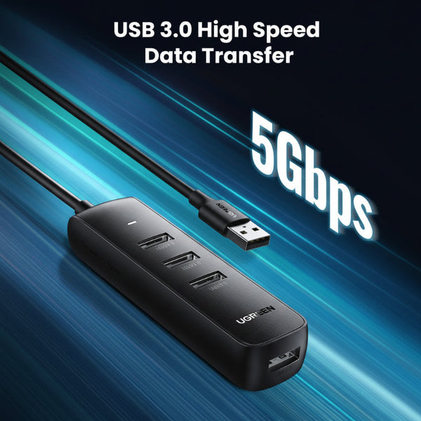 Ugreen 80657 Usb 3.0 4 Port Hub Usb Cables Hubs & Adapters