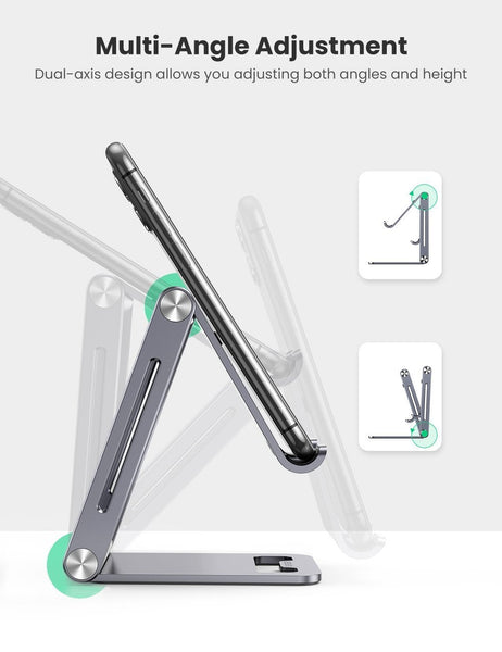 Ugreen 80708 Adjustable Aluminum Phone Holder Chargers & Cradles
