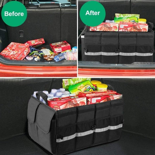 Ugreen 80710 Multifunctional Car Trunk Organizer Black Car Organisers