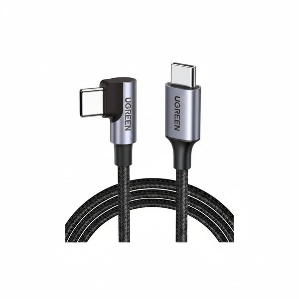 Ugreen 80714 Usb C 2.0 To Angle Cable Black 3M Usb Cables Hubs & Adapters