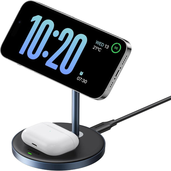 Ugreen 90668 2 In 1 Magnetic Wireless Charging Station Chargers & Cradles