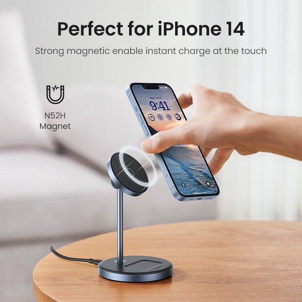 Ugreen 90668 2 In 1 Magnetic Wireless Charging Station Chargers & Cradles