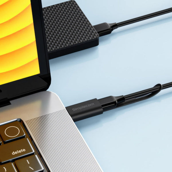 Simplecom Ca132 Usb A Male To Usb C Female Adapter 3.2 Gen Data & Charging Double Side 10Gbps Other Computer Cables