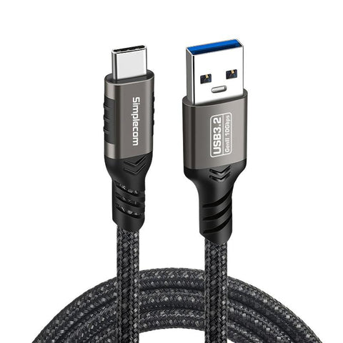 Simplecom Cau510 Usb A To Data And Charging Cable 3.2 Gen2 10Gbps 1M Chargers & Sync Cables