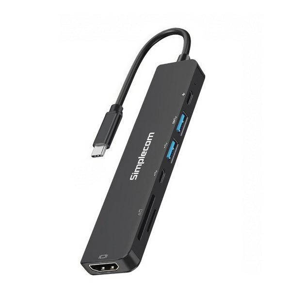 Simplecom Ch547 Usb In 1 Multiport Adapter Hub Hdmi Card Reader Pd Usb Cables Hubs & Adapters