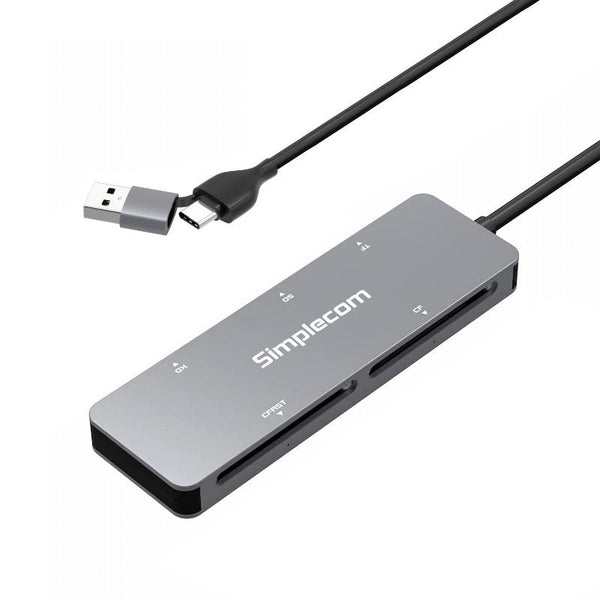 Simplecom Cr407 5 Slot Superspeed Usb 3.0 And To Cfast/Cf/Xd/Sd/Microsd Card Reader Memory Card Readers & Adapters