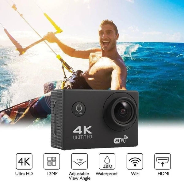 Bdi New Action Camera 4K Wifi Sports Dv Blue Digital Cameras
