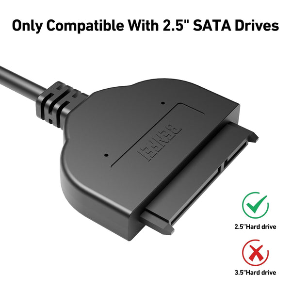 Benfei 2In1 Usb C/Usb 3.0 To Sata Iii Hard Driver Adapter Drive Cables & Adapters