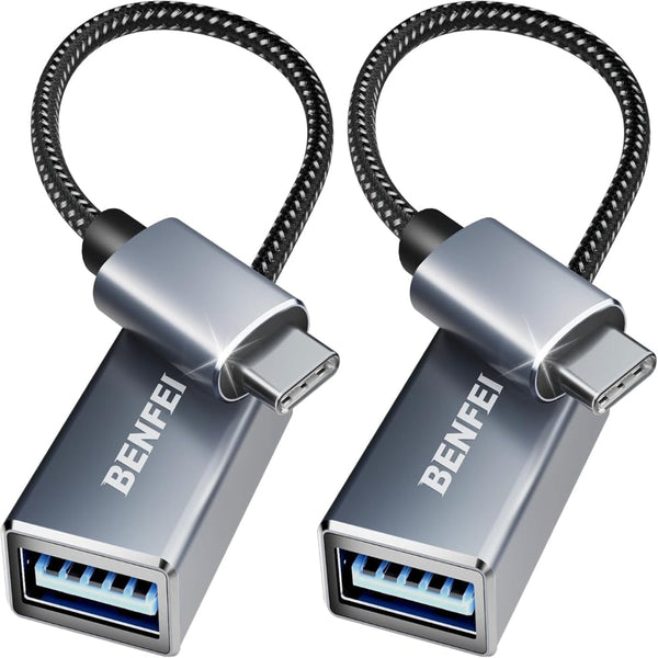 Benfei 262Gy 2P Usb 3.0 C To A Adapter (2 Pack) Usb Cables Hubs & Adapters