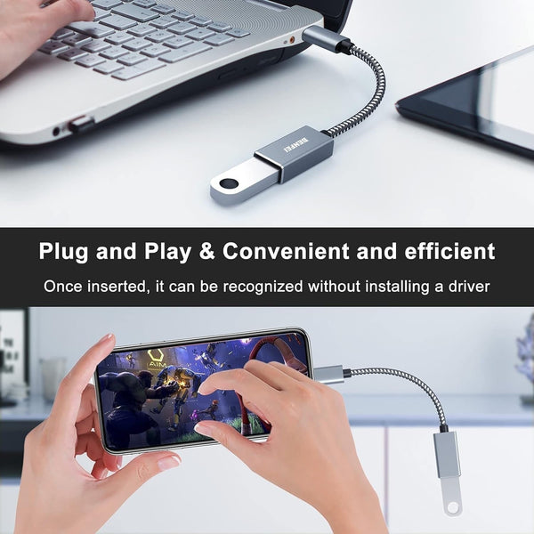 Benfei 262Gy 2P Usb 3.0 C To A Adapter (2 Pack) Usb Cables Hubs & Adapters