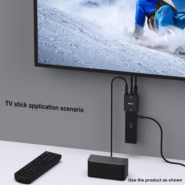 Benfei Hdmi To Vga Uni Directional Computer Monitor Adapter (Female Male) With 3.5Mm Audio Jack Monitor/Av Cables & Adapters