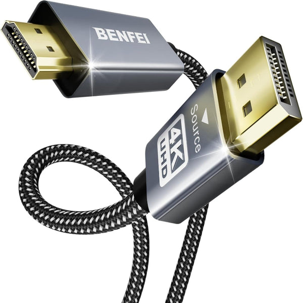 Benfei 4K Displayport To Hdmi Cable Monitor/Av Cables & Adapters