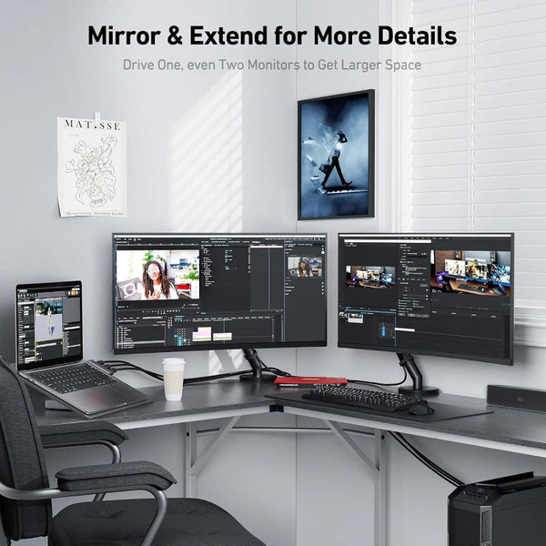 Benfei 4K Displayport To Hdmi Cable Monitor/Av Cables & Adapters