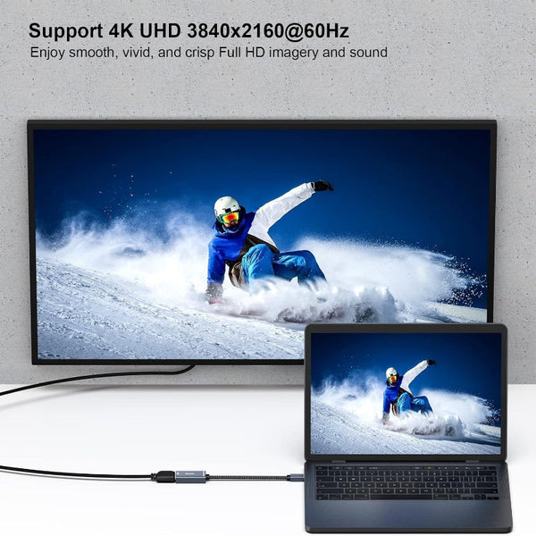 Benfei Mini Dp To Hdmi Adapter (Thunderbolt Compatible) Monitor/Av Cables & Adapters