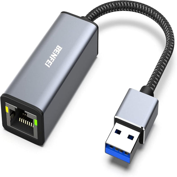 Benfei Usb 3.0 To Gigabit Ethernet Adapter Ethernet Cables (Rj 45/8P8c)
