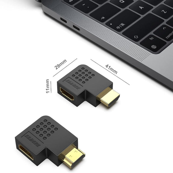 Benfei Hdmi Male To Female Right Angle 90 Degree Adapter Video Cables & Adapters