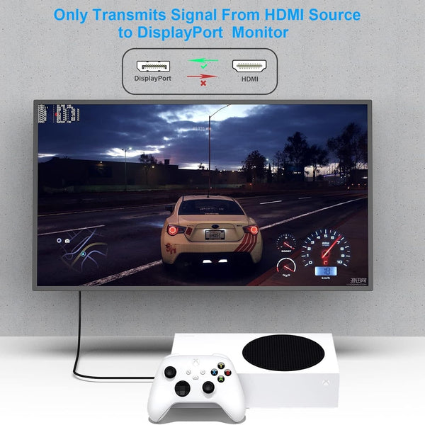 Benfei Hdmi To Displayport Cable 1.8M (6 Feet) Monitor/Av Cables & Adapters