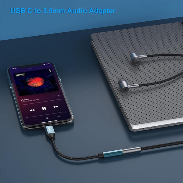 Benfei Usb C To 3.5Mm Audio Jack Adapter Audio Cable Plugs & Jacks