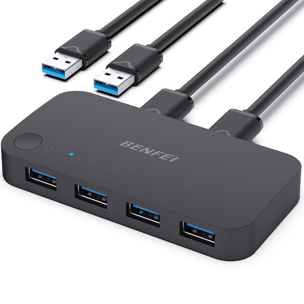 Benfei 4 Port Usb 3.0 Switch Kvm Switches