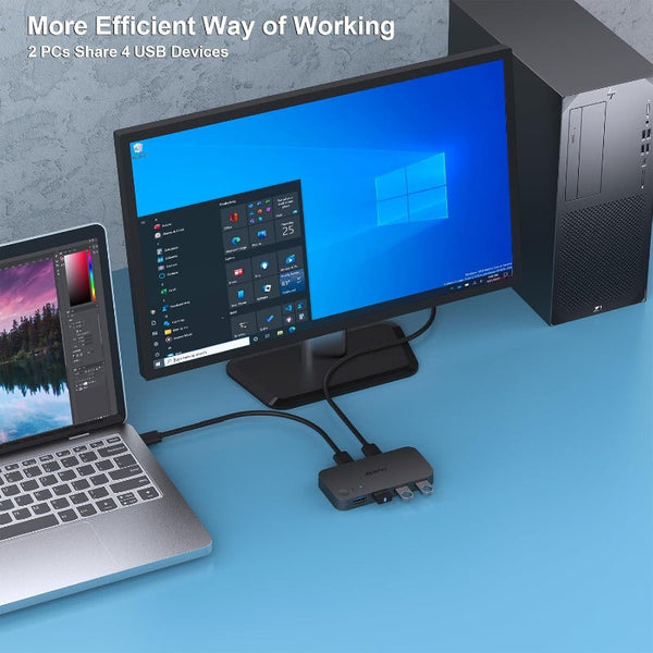 Benfei 4 Port Usb 3.0 Switch Kvm Switches