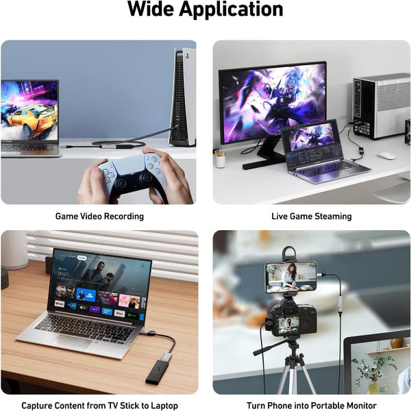 Benfei Video/Audio Capture Card Supporting Full Hd 1080P Video Capture & Tv Tuner Cards