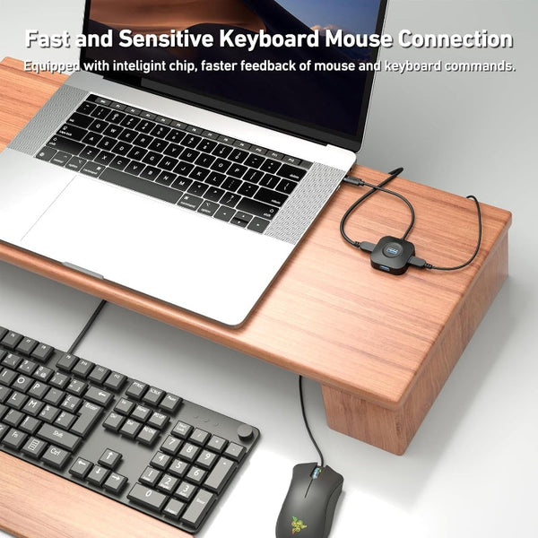 Benfei 371Bk Usb C 4 Port 3.0 Hub Usb Cables Hubs & Adapters