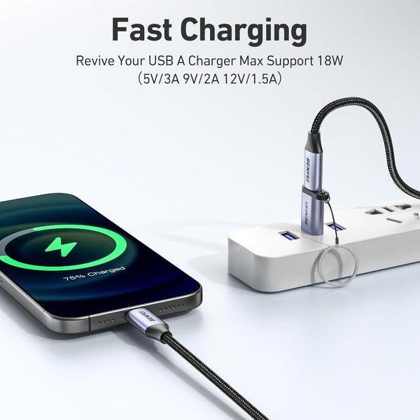 Benfei 407Gy Usb Type A To C Adapter Male Female Supporting 5V 3A Charging And 10Gbps Data Transmit Usb Cables Hubs & Adapters