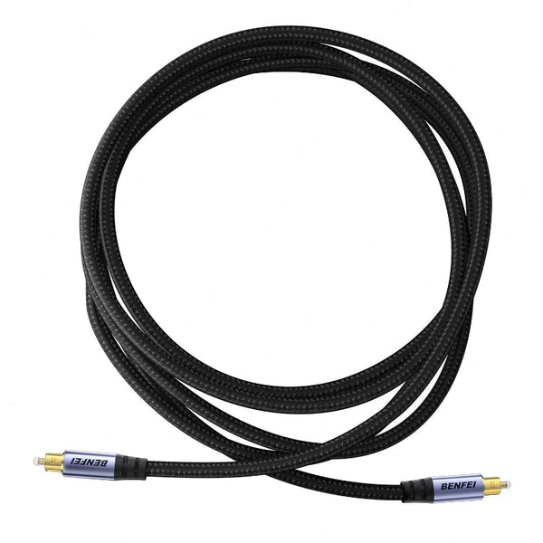 Benfei 411Gy Toslink Optical Audio Cable 2M Audio Cables & Adapters