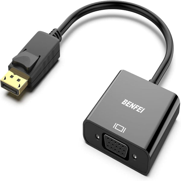 Benfei Displayport To Vgagold Plated Uni Directional Adapter Monitor/Av Cables & Adapters
