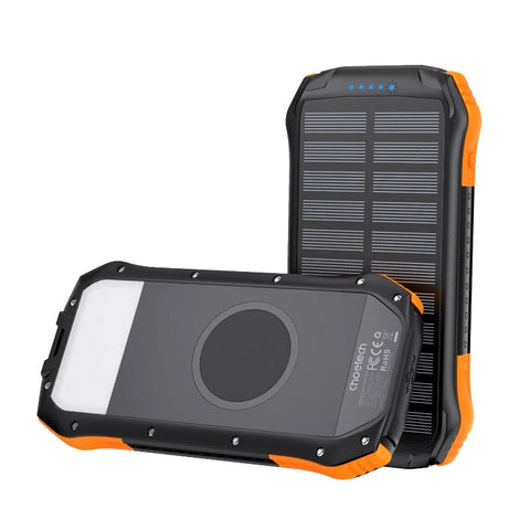 Choetech B658 10000Mah Solar Power Bank Chargers & Cradles