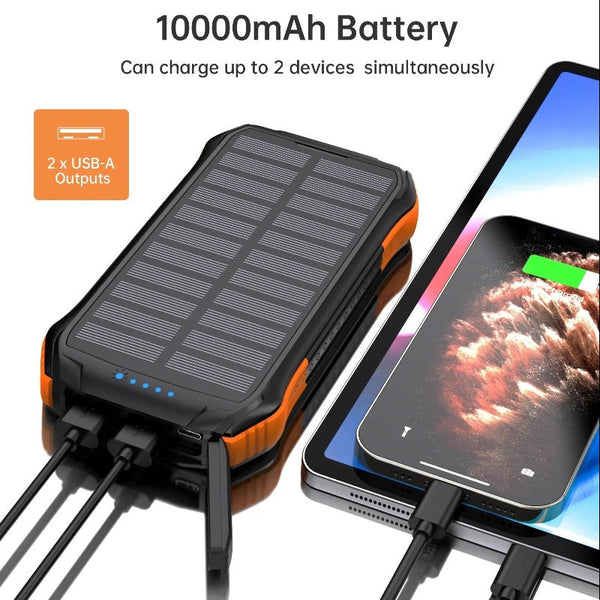 Choetech B658 10000Mah Solar Power Bank Chargers & Cradles