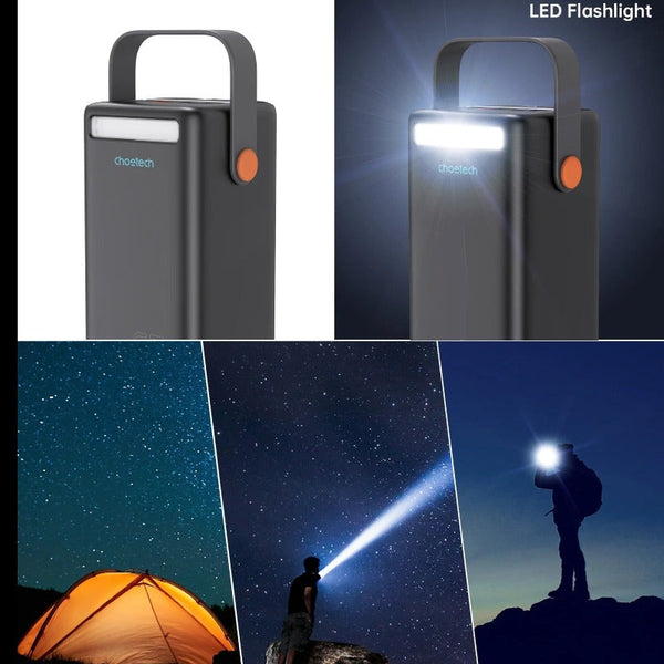 Choetech B664 50000Mah Pd65w Power Bank With Led Flashlight Lcd Display Chargers & Cradles