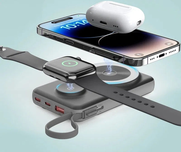 Choetech 10000Mah Power Bank With Usb A And Magleap Wireless Charge Batteries