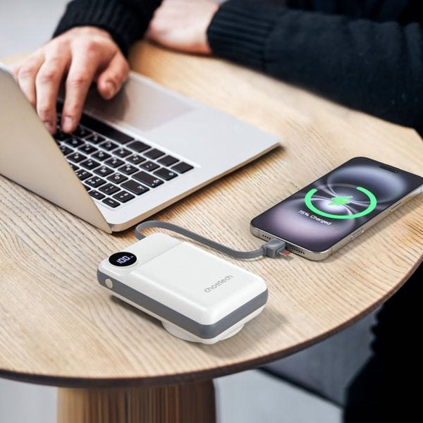 Choetech 20000Mah Power Bank With Usb A And Magleap Wireless Charge Batteries
