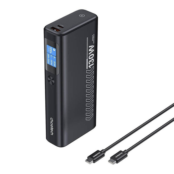 Choetech B702 20000Mah Pd130w Usb A + X Port & Tft Display Power Bank Chargers & Cradles