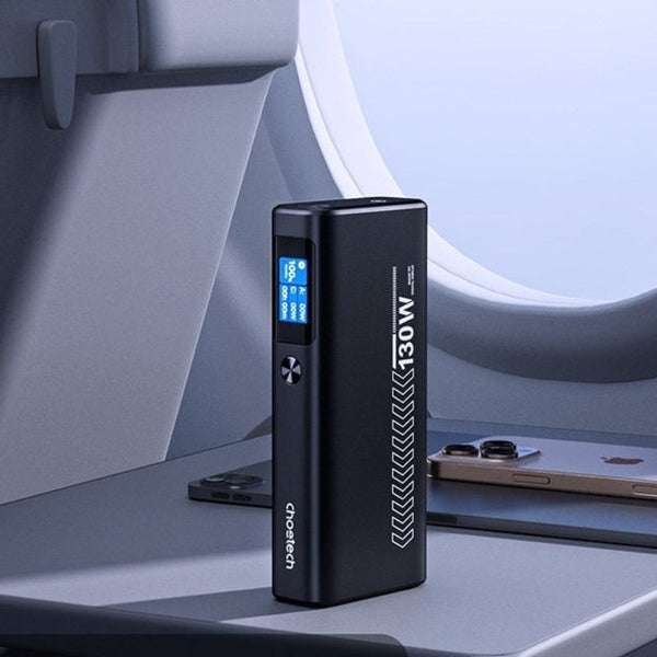 Choetech B702 20000Mah Pd130w Usb A + X Port & Tft Display Power Bank Chargers & Cradles