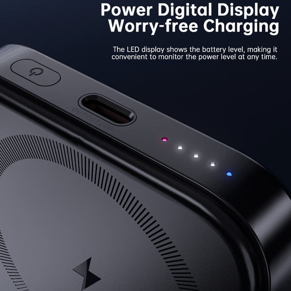 Choetech B743 Bk 10000Mah Pd20w Magnetic Power Bank With Holder Black Chargers & Cradles