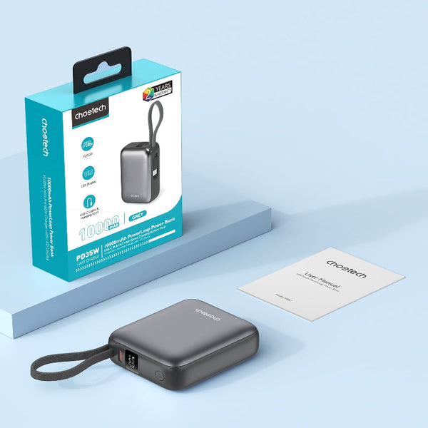 Choetech B832 Gy 10000Mah 35W Powerleap Bank Battery Chargers