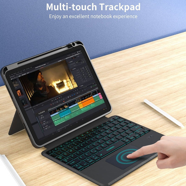 Keyboards Choetech Bh 018 Wireless Keyboard With Touchpad And Backlight For Ipad Pro 11 &Quot; (Black)