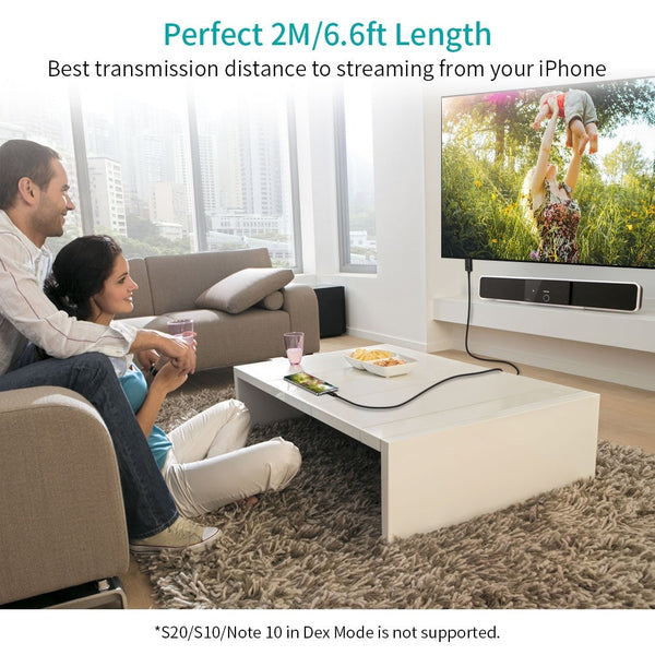 Choetech Ch0050 Usb C To Hdmi Gen2 4K Cable 5M Black Usb Cables Hubs & Adapters