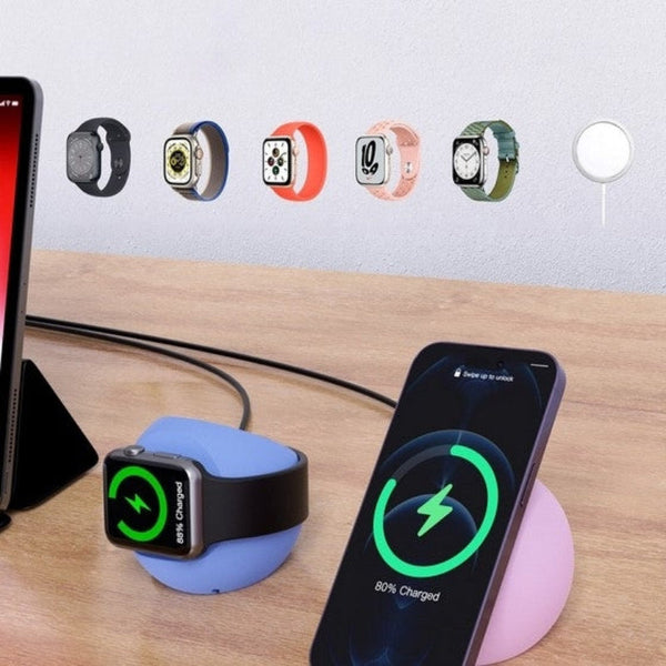 Choetech H050 Pk Magnetic Holder For Iphone 12/13/14 /15 Series And Iwatch (Pink) Mounts & Holders