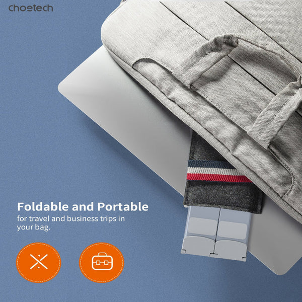 Choetech H055 Gy Aluminum Foldable Laptop Stand Stands Holders & Car Mounts