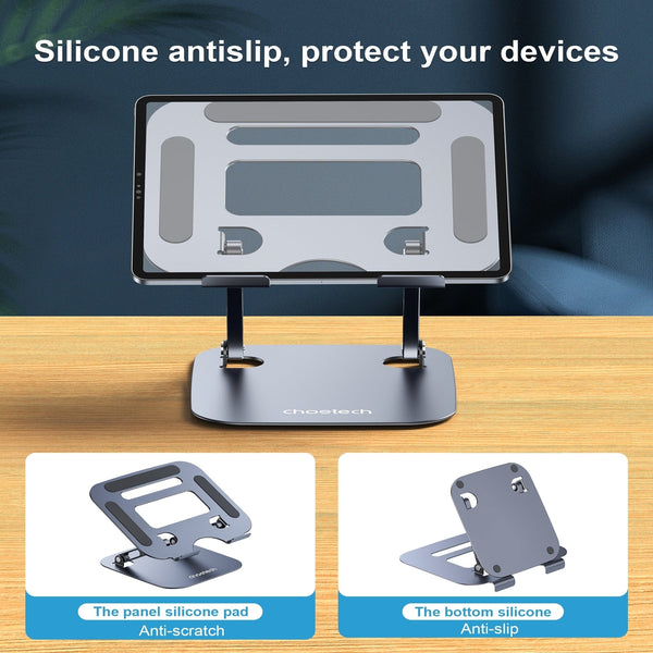 Choetech H061 Gy Tablet Desktop Holder Mounts Stands & Holders