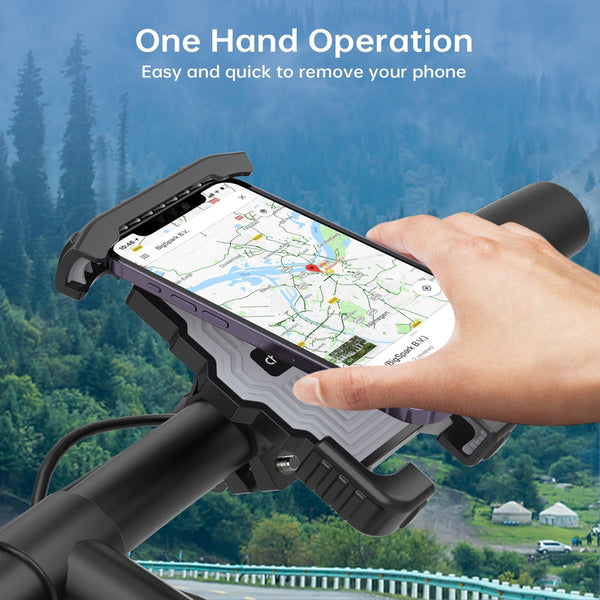 Choetech H067 Bk Adjustable Mobile Stand For Bicycle (Black) Bicycle Stands & Storage