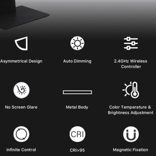 Choetech Mix E1129 Wireless Controlled Led Lamp Monitor Lighting X2 Bars Other Laptop & Desktop Accs